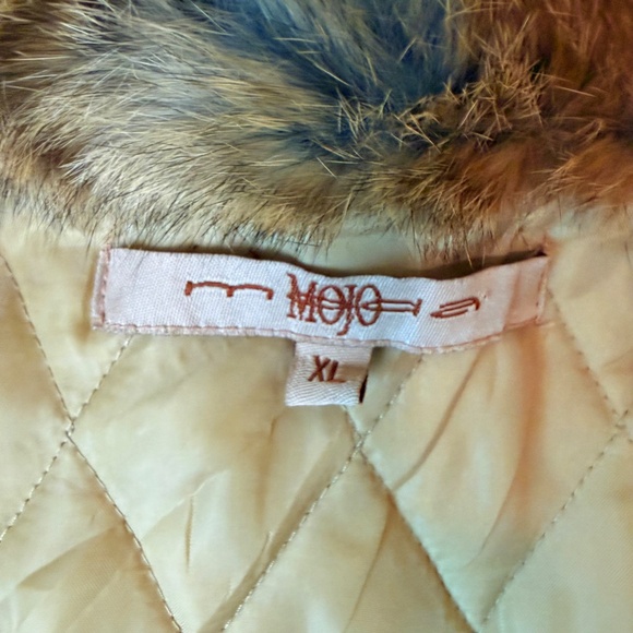 Vintage 90s Fur Denim Jacket 🤎 - Picture 16 of 16